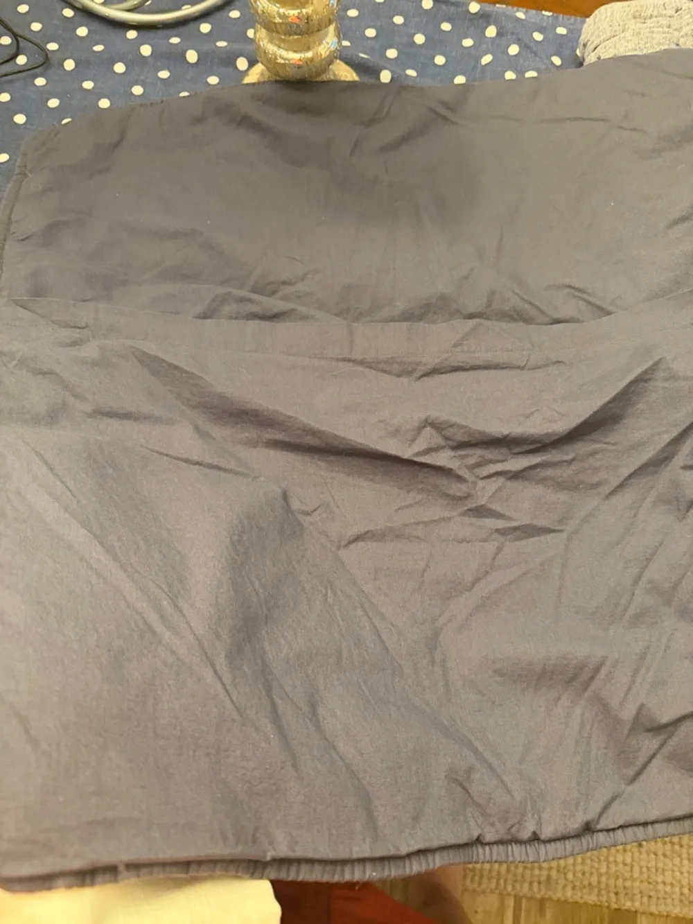 Pottery Barn Quilted Heathered Gray blue Euro  shams